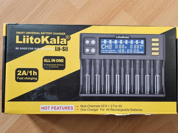 LiitoKala Lii-S8, TV, Hi-fi & Vidéo, Chargeurs, Neuf, Enlèvement ou Envoi