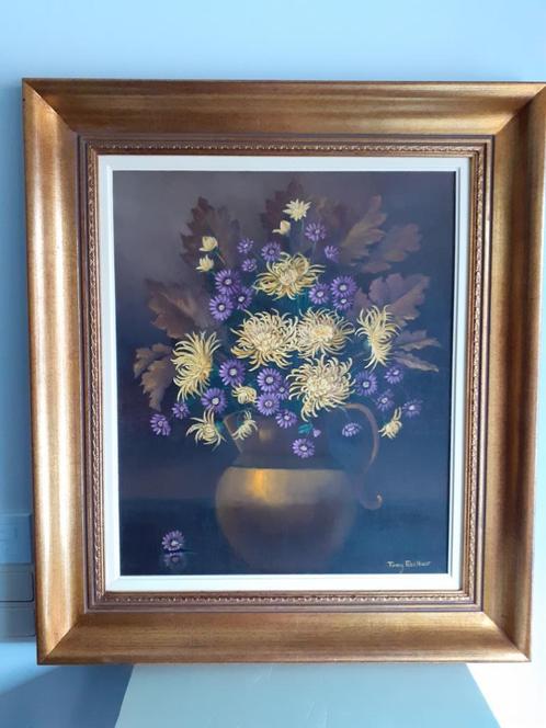TONY FITELLAER Schilderij "Herfstboeket"  Prijs: € 50, Huis en Inrichting, Woonaccessoires | Schilderijen, Tekeningen en Foto's