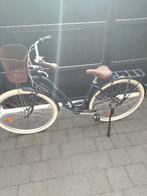 Damesfiets ,b- twin, elops 520, donker blauw, Fietsen en Brommers, 47 tot 50 cm, Ophalen, Zo goed als nieuw, Overige merken