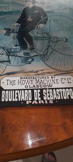 Vintage reclamebord uit Frankrijk | Howe Bicycles, Ophalen