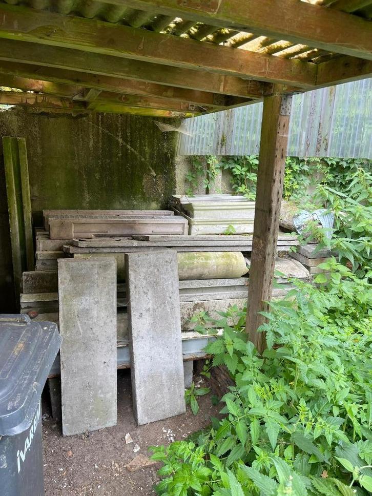 Betonplaten gratis afhalen, Tuin en Terras, Bergingen en Tuinkasten, Gebruikt, Overige typen, Overige materialen, Ophalen