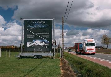 Mobiele reclametrailer - 30m2 beschikbaar voor biedingen