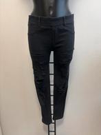 Pantalon noir à trous, Enlèvement ou Envoi, Comme neuf, Noir, Longs