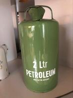 Oude petroleum kan emaille 2 liter, Antiek en Kunst, Ophalen of Verzenden