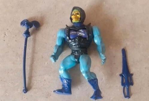 Motu Skeletor figuur met zwarte kap vintage he man rare, Verzamelen, Speelgoed, Ophalen of Verzenden