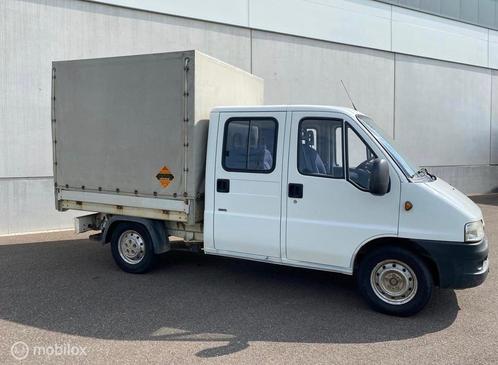 Fiat Ducato 18 2.8 JTD 320 4x4 DC Open Laadbak met Huif, Auto's, Bestelwagens en Lichte vracht, Te koop, Fiat, Diesel, Euro 4