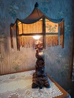 Chinese lamp, Ophalen, Hout