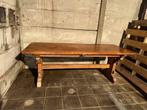 Table ancienne en bois massif — 2 m + 2 rallonges, Enlèvement