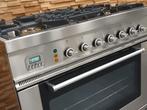 🔥Luxe Boretti Fornuis 80cm RVS 1 grote oven 5 pits, 60 cm of meer, Ophalen of Verzenden, Zo goed als nieuw, Energieklasse A of zuiniger