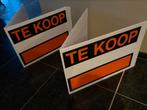 Borden “TE KOOP” 2 stuks *geen koerier*