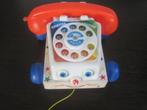 vintage telefoon Fisher Price 1961, made in Belgium, Kinderen en Baby's, Ophalen of Verzenden, Zo goed als nieuw, Duw- of Trekspeelgoed