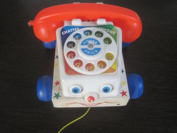 vintage telefoon Fisher Price 1961, made in Belgium beschikbaar voor biedingen