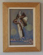 Jean-Gabriel Domergue (1889-1962) - Élégante à l’étole, Antiek en Kunst, Ophalen of Verzenden