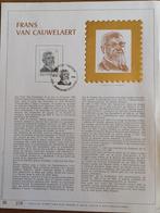 Dagafstempeling Frans Van Cauwelaert, Postzegels en Munten, Postzegels | Europa | België, Ophalen, Met stempel, Gestempeld, 1e dag stempel