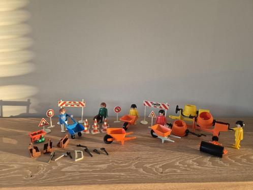 Vintage Playmobil bouwplaats 1974, Hobby en Vrije tijd, Modelbouw | Overige, Gebruikt, Ophalen