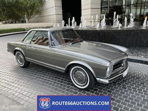 Mercedes-Benz 280 SL | 1970 | Route 66 Auctions, Auto's, Oldtimers, Bedrijf, Te koop, Lederen bekleding, Mercedes-Benz, Benzine