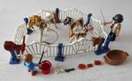playmobil paarden in witte omheining, Kinderen en Baby's, Speelgoed | Playmobil, Ophalen of Verzenden, Gebruikt