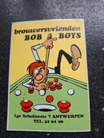 Sticker Antwerpen Bob Boys brouwersvrienden top biljart, Ophalen of Verzenden, Zo goed als nieuw, Bedrijf of Vereniging