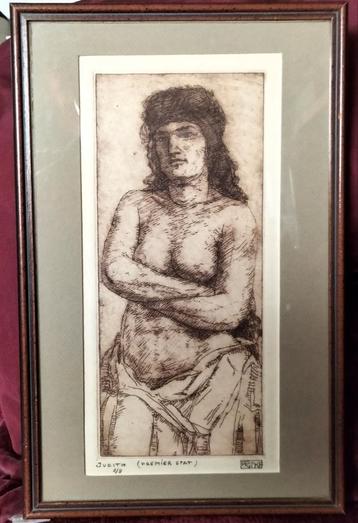 Judith, ets van François Pycke  beschikbaar voor biedingen