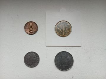 Italiaanse oorlogsmunten uit 1936 en 1940 beschikbaar voor biedingen