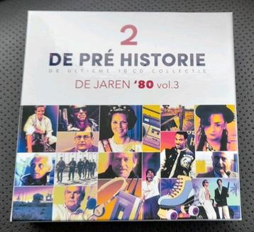 10-cd box de pré historie,  de jaren 80, vol. 3 (vrt radio 2 beschikbaar voor biedingen