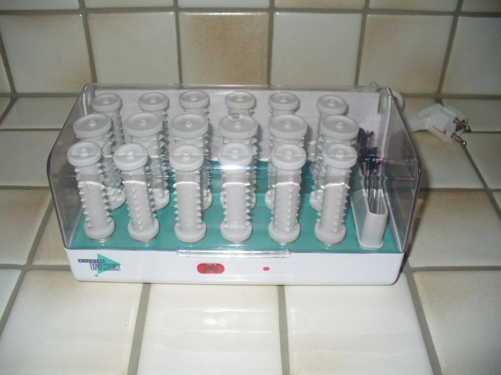 Krulspelden electrisch, Handtassen en Accessoires, Uiterlijk | Haarverzorging, Ophalen of Verzenden, Zo goed als nieuw, Krultang of Stijltang