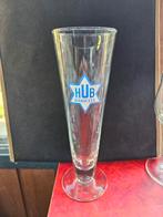 Oud bierglas brouwerij union Jumet. Zeldzaam, Verzamelen, Ophalen of Verzenden, Zo goed als nieuw, Bierglas