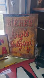 Reclame bord aigle Belgica, Ophalen of Verzenden, Gebruikt