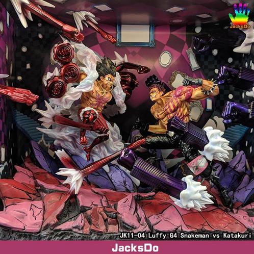 Luffy vs Katakuri Jacksdo Studio One Piece Neuve 400Ex, Collections, Statues & Figurines, Neuf, Enlèvement ou Envoi