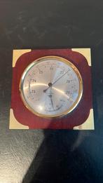 Houten barometer 17/17 cm, Ophalen of Verzenden, Zo goed als nieuw, Barometer