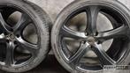 22 inch Porsche Cayenne 92A Zomerbanden zwart, Auto-onderdelen, Banden en Velgen, Gebruikt, 295 mm, -, -
