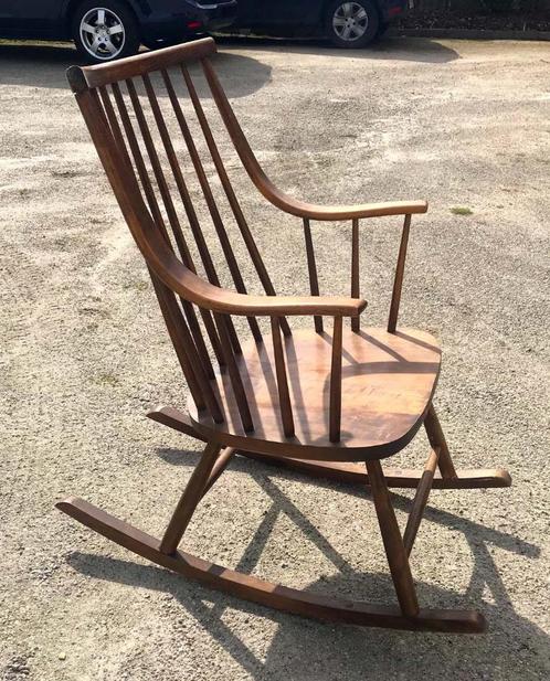 Schommelstoel „Bohem” van Lena Larsson voor Nesto Möbel, Huis en Inrichting, Fauteuils, Zo goed als nieuw, Hout, Ophalen