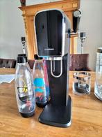 Sodastream type Art met koolzuurfles en 3 design flessen, Electroménager, Machines à eau pétillante, Comme neuf, Enlèvement ou Envoi