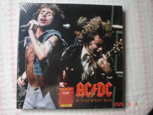 ac dc box 4 lp's gekleurd if you want bon nieuw, Cd's en Dvd's, Vinyl | Rock, Nieuw in verpakking, Poprock, Overige formaten, Verzenden