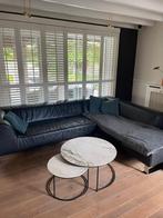 Lederen hoekzetel, Huis en Inrichting, Ophalen, Gebruikt, Hoekbank, Leer