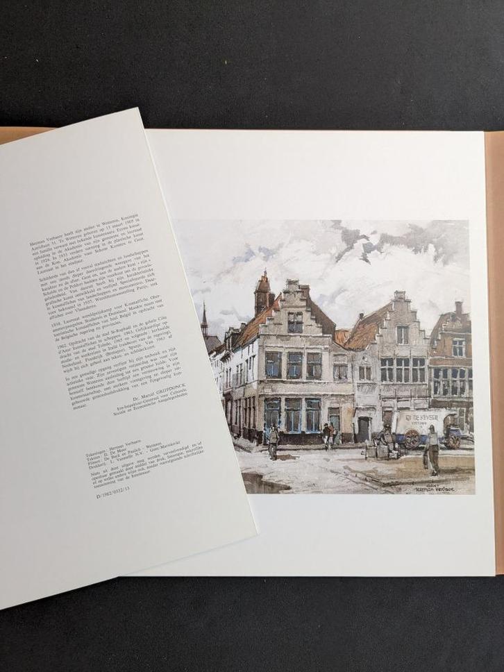 Herman Verbaere - map Oost-Vlaamse dorpskernen - deel 1, Antiek en Kunst, Kunst | Litho's en Zeefdrukken, Ophalen of Verzenden