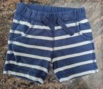Mt 74 donkerblauw wit gestreepte short, Kinderen en Baby's, Babykleding | Maat 74, Gebruikt, Broekje, Babyclub, Ophalen of Verzenden
