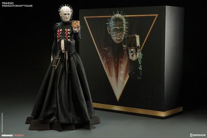 Sideshow Hellraiser Pinhead Premium Format, Collections, Statues & Figurines, Neuf, Fantasy, Enlèvement ou Envoi