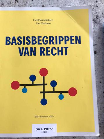Basisbegrippen van Recht 11de editie 2024 beschikbaar voor biedingen
