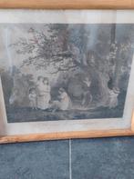 Oude Franse gravure, Colibert, Paris, Ophalen