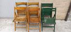 houten klapstoelen, Ophalen, Gebruikt, Hout, Inklapbaar