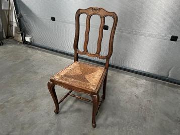Eiken stoel met biezen zitting – Ben Huyghe (Wetteren, 1960) beschikbaar voor biedingen