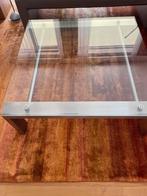 Salontafel te koop, Ophalen, Gebruikt, Vierkant, Glas
