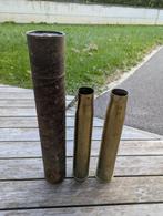 Lot 57mm US ww2, container, douilles, coup complet, Verzenden, Landmacht, Overige typen