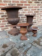 Gietijzeren Franse tuinvazen, Tuin en Terras, Ophalen, Gebruikt