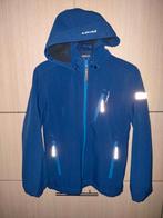 blauwe softshell jas met kap - Icepeak - maat 152, Kinderen en Baby's, Ophalen, Jongen of Meisje, Zo goed als nieuw, Icepeak