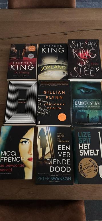 9 thrillers beschikbaar voor biedingen