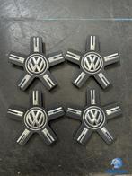 ORIGINELE VW Touareg naafkap naafdop set zwart chroom, Auto diversen, Wieldoppen, Verzenden, Gebruikt