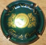 Capsule Crémant de Loire, Cave de VOUVRAY vert & or nr 01, Collections, Vins, France, Enlèvement ou Envoi, Vin blanc, Neuf