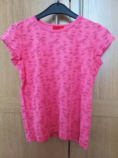 Esprit mini T-shirt Roze met bloemen 8-9 jaar, Kinderen en Baby's, Kinderkleding | Maat 128, Gebruikt, Meisje, Overige typen, Ophalen of Verzenden